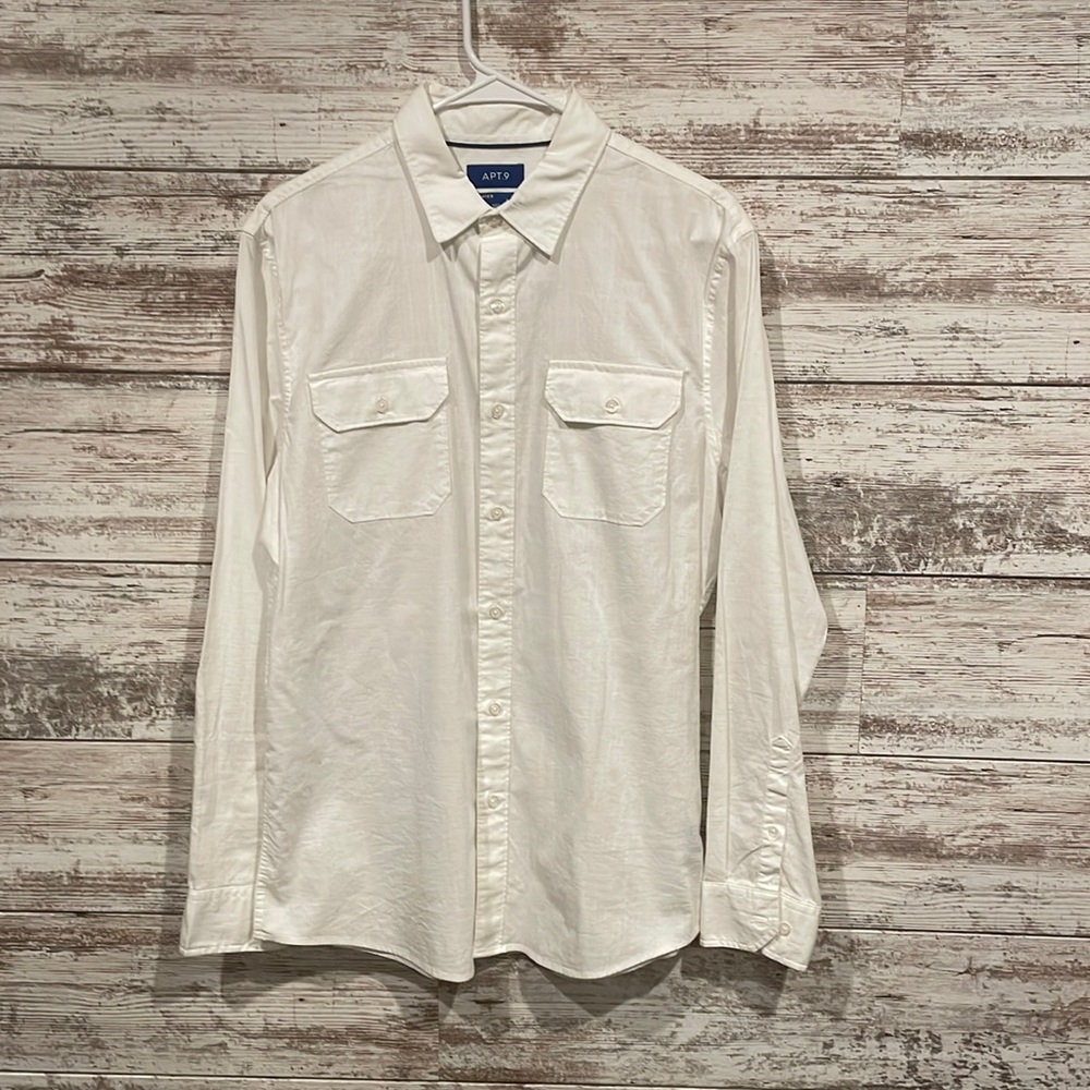 White Button-Down Shirt